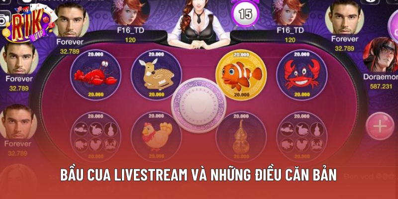 Bầu cua livestream và những điều căn bản