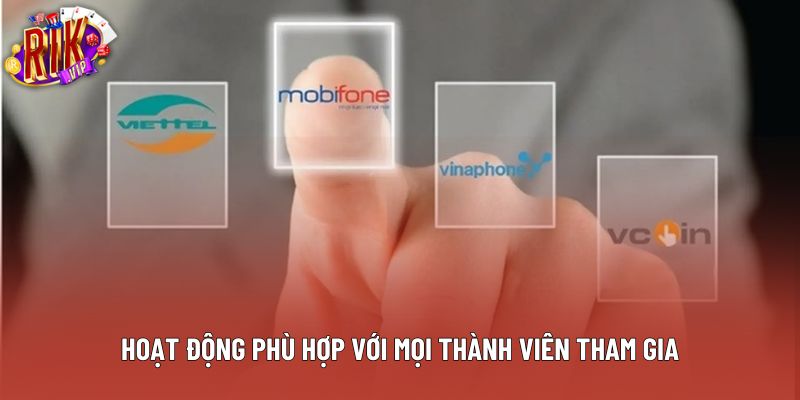 Hoạt động phù hợp với mọi thành viên tham gia Hoạt động phù hợp với mọi thành viên tham gia