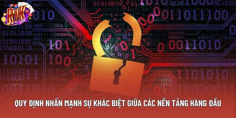 Quy định nhấn mạnh sự khác biệt giữa các nền tảng hàng đầu Quy định nhấn mạnh sự khác biệt giữa các nền tảng hàng đầu